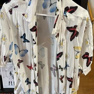 Butterfly Print Women's Top